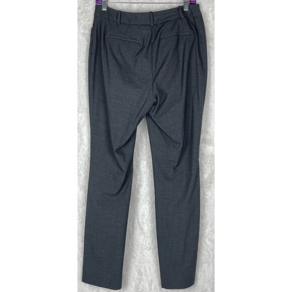 Worthington Size 6 Dark Gray Curvy Fit Perfect Trouser Pants Front Pockets - Picture 6 of 7
